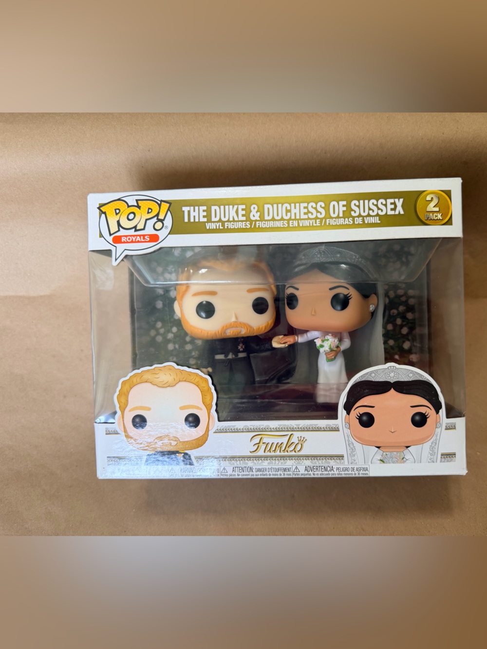 Funko White & Gold Royal Wedding 2-Pack